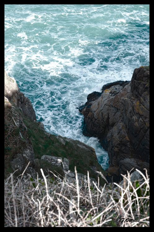 Fonds d'cran Nature Falaises Pointe du Groin vers St Malo