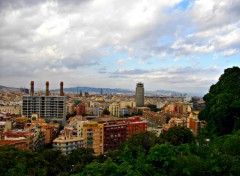  Constructions and architecture vue de barcelone (espagne)