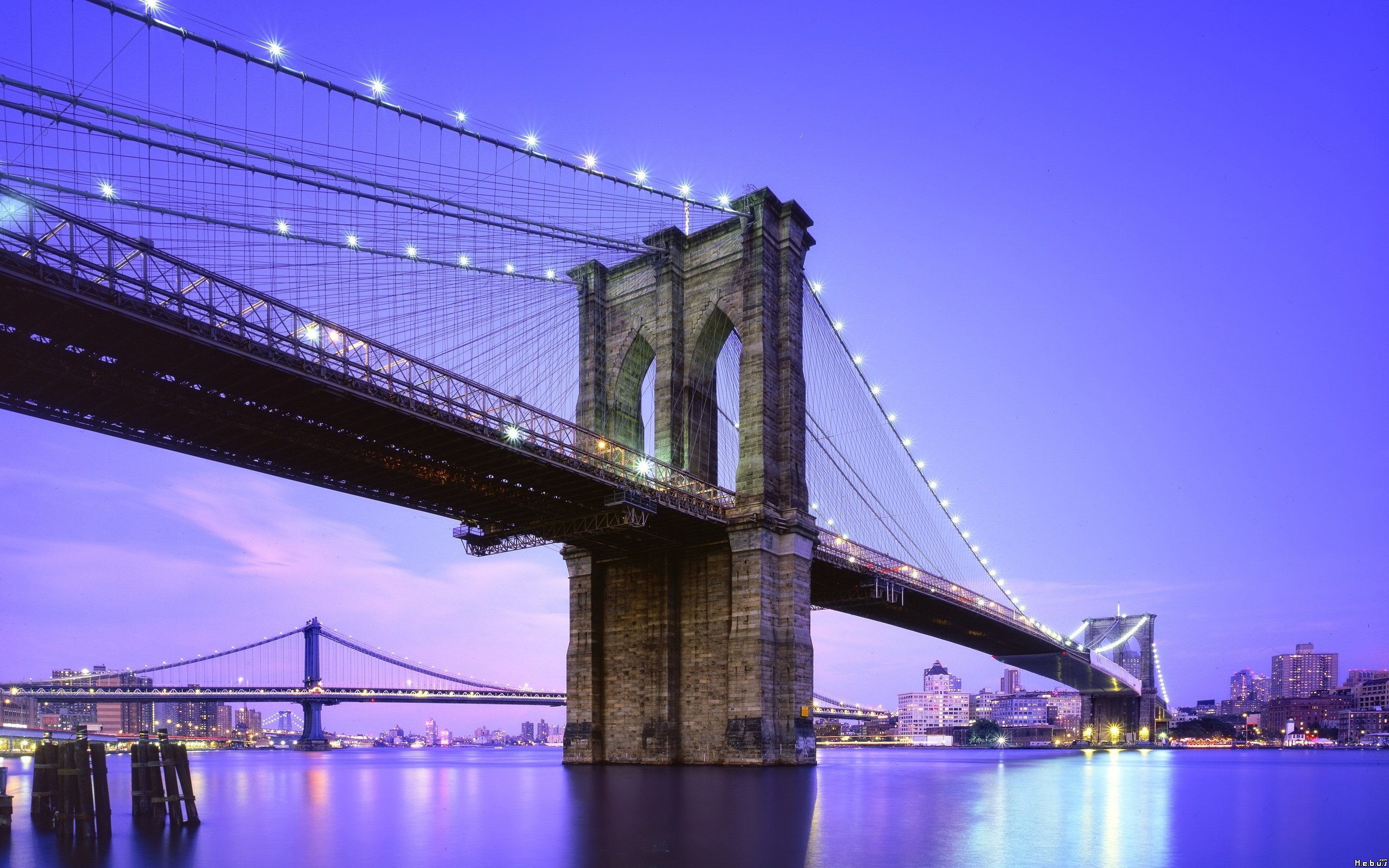 Wallpapers Constructions and architecture Bridges - Aqueduct Brooklyn Bridge