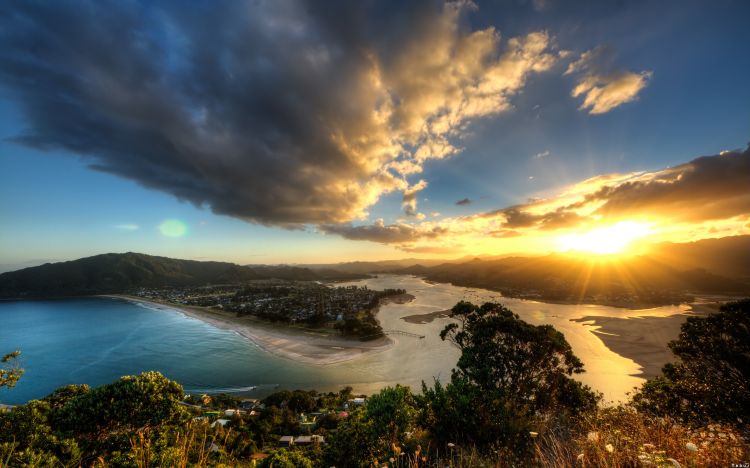 Fonds d'cran Voyages : Ocanie Nouvelle Zlande Mont Paku, Tairua