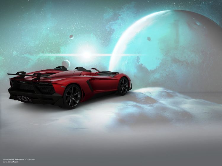 Fonds d'cran Voitures Lamborghini Lamborghini Aventador J Concept by bewall