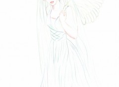  Art - Crayon Un ange