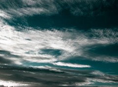  Nature Ciel vert bleu et nuage