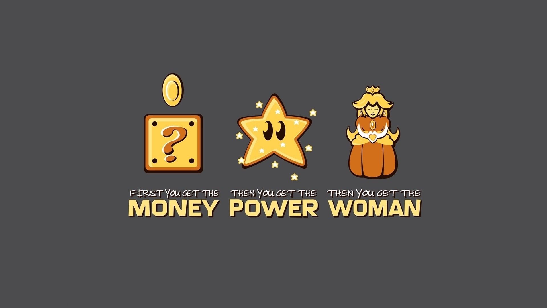 Wallpapers Video Games Mario Money - Power - Woman