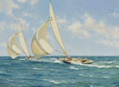  Art - Peinture Que de bateaux, de bataille(s) .. !