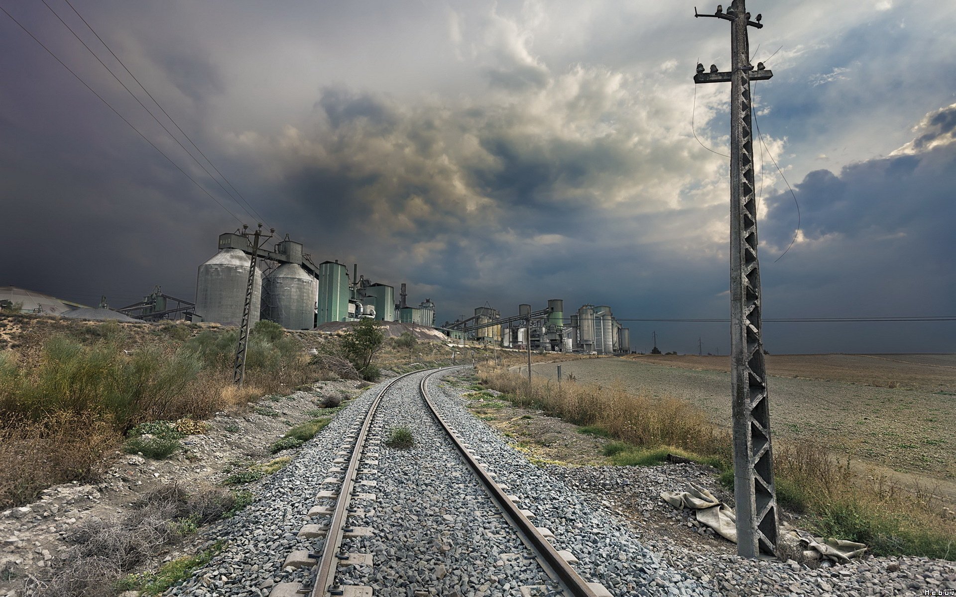 Fonds d'cran Constructions et architecture Gares - Rails 