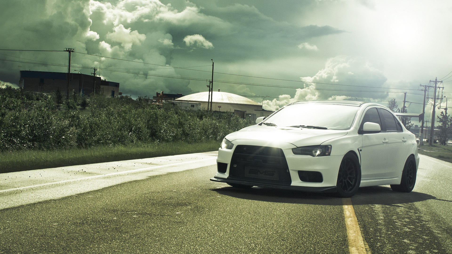 Fonds d'cran Voitures Mitsubishi Lancer Evolution X