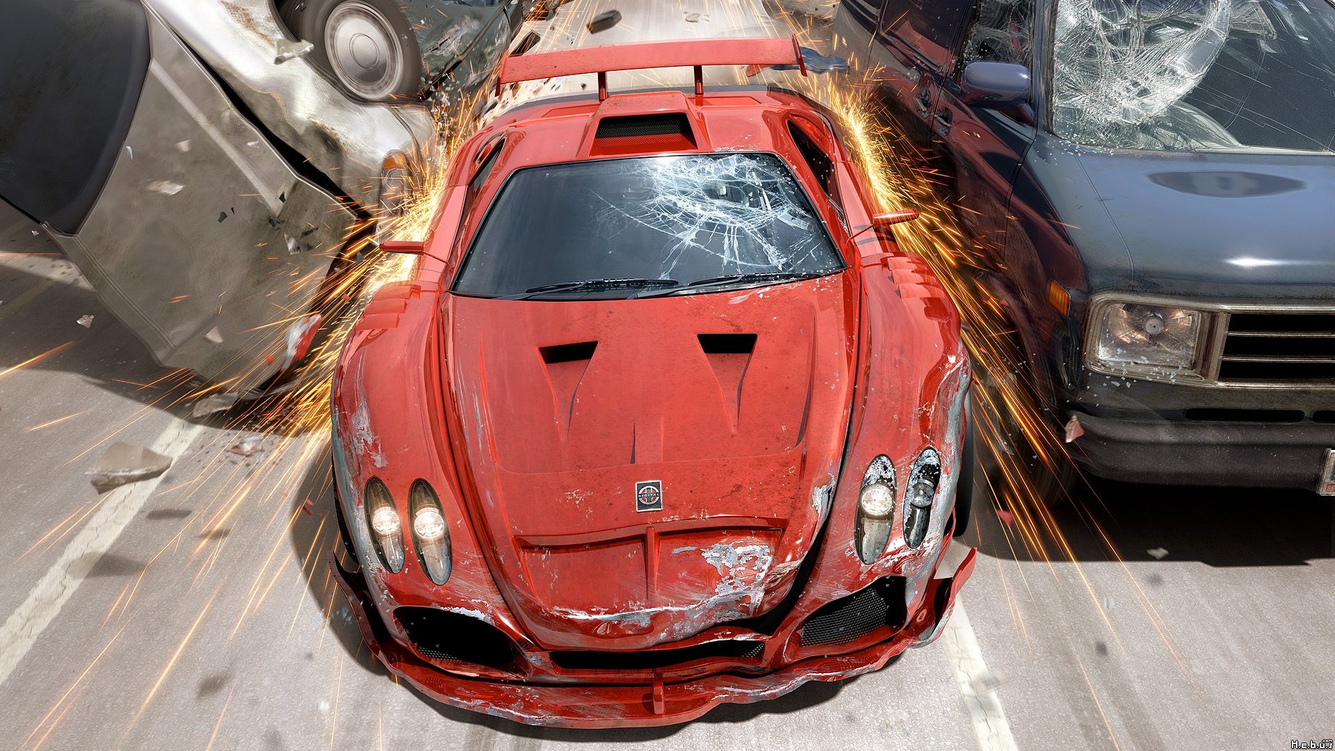 Fonds d'cran Jeux Vido Burnout Revenge 