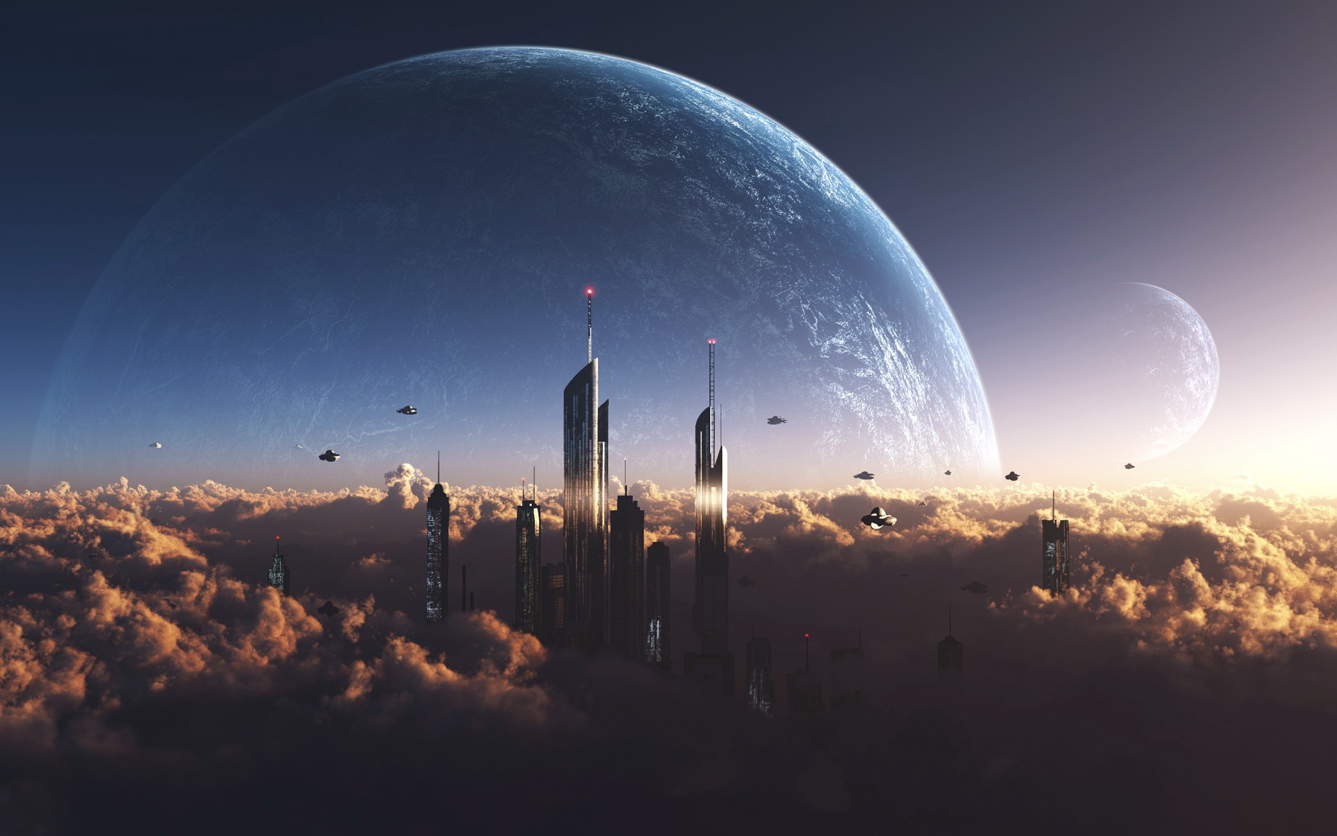 Wallpapers Fantasy and Science Fiction Futuristic Landscapes 