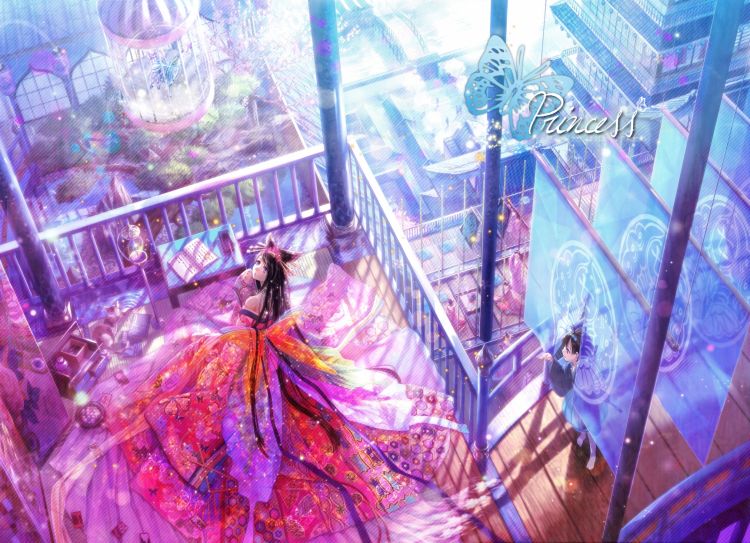 Fonds d'cran Manga Divers Princess Buterfly