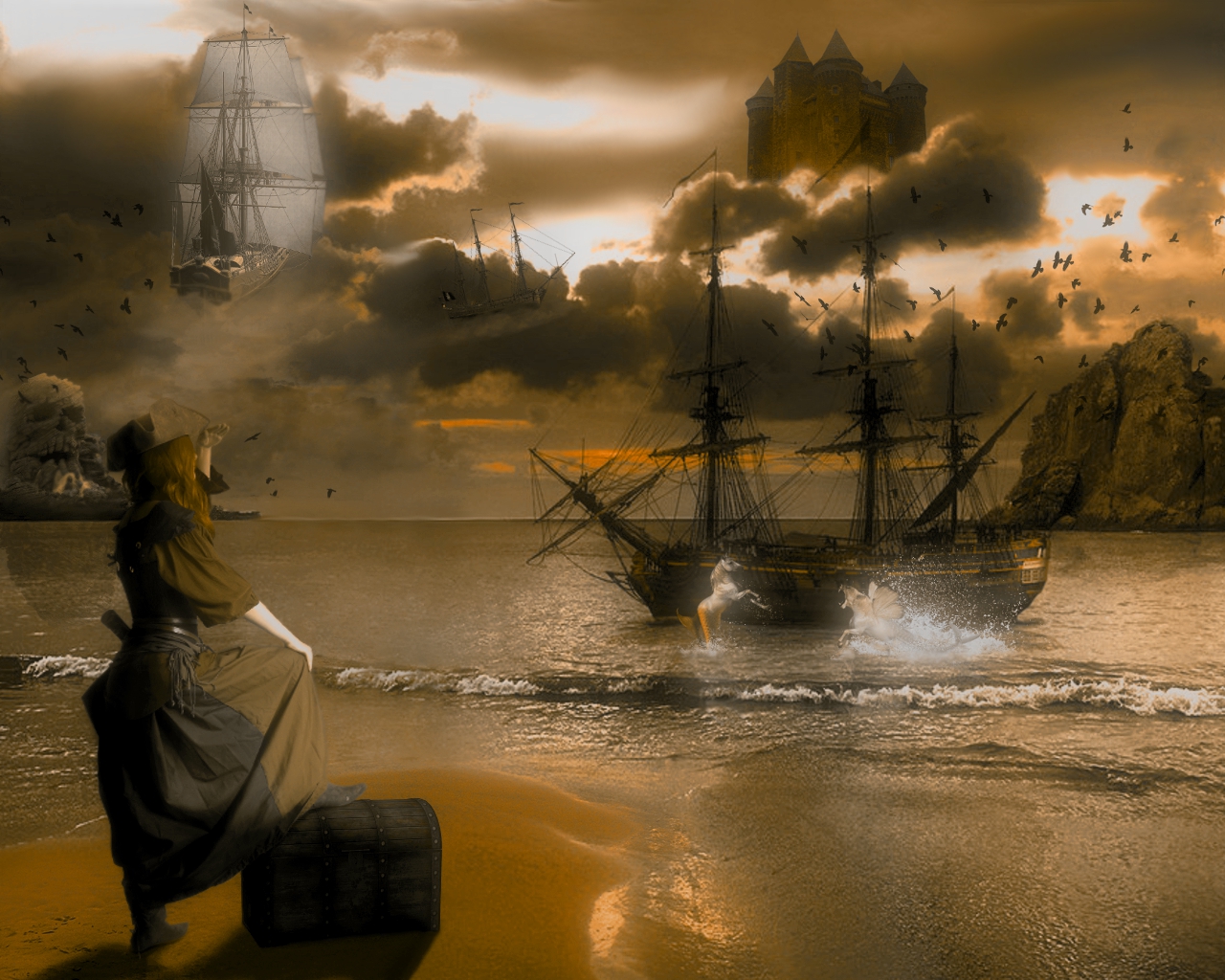 Wallpapers Fantasy and Science Fiction Pirates i think i lost my way 