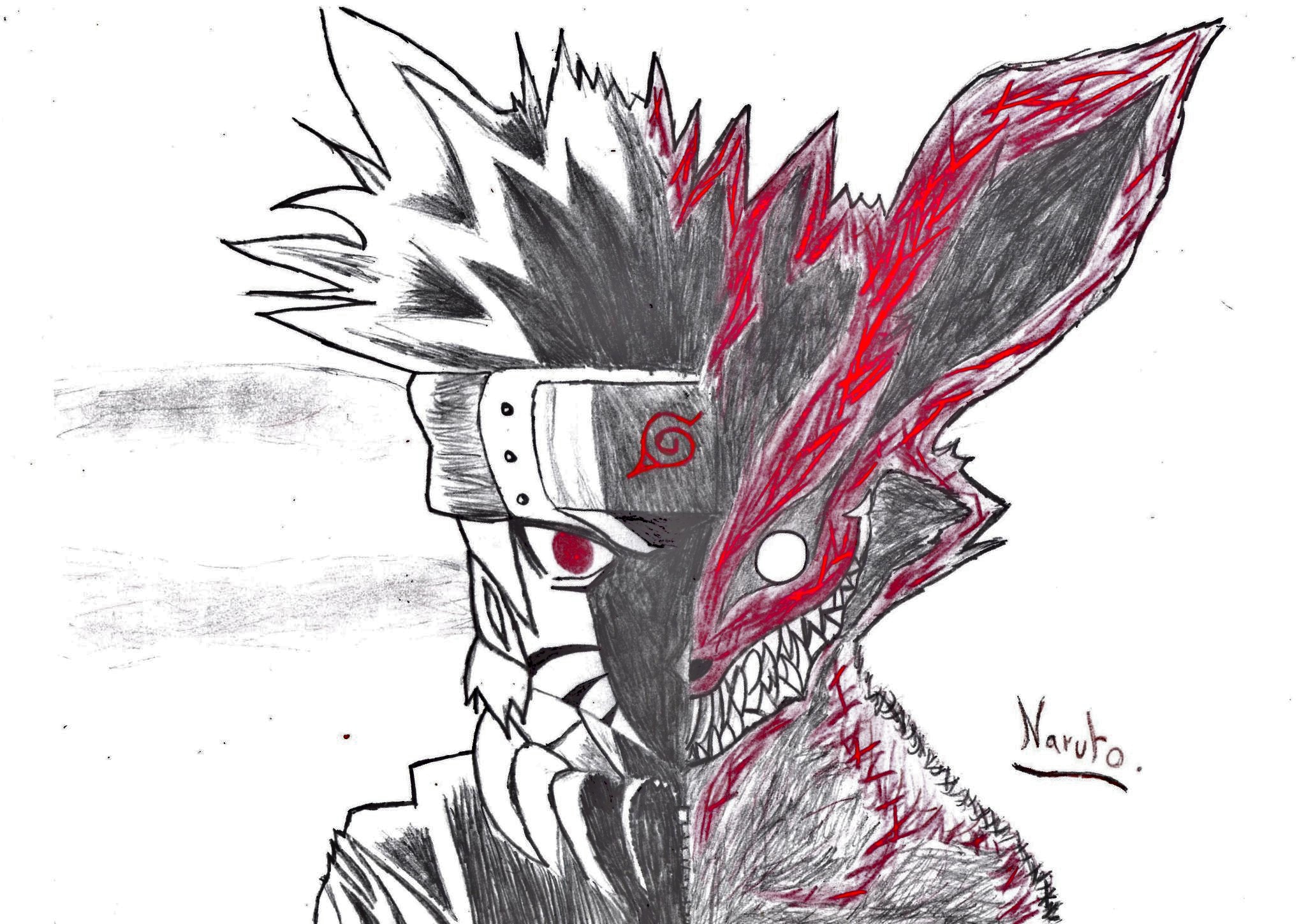 Wallpapers Art - Pencil Manga - Naruto 