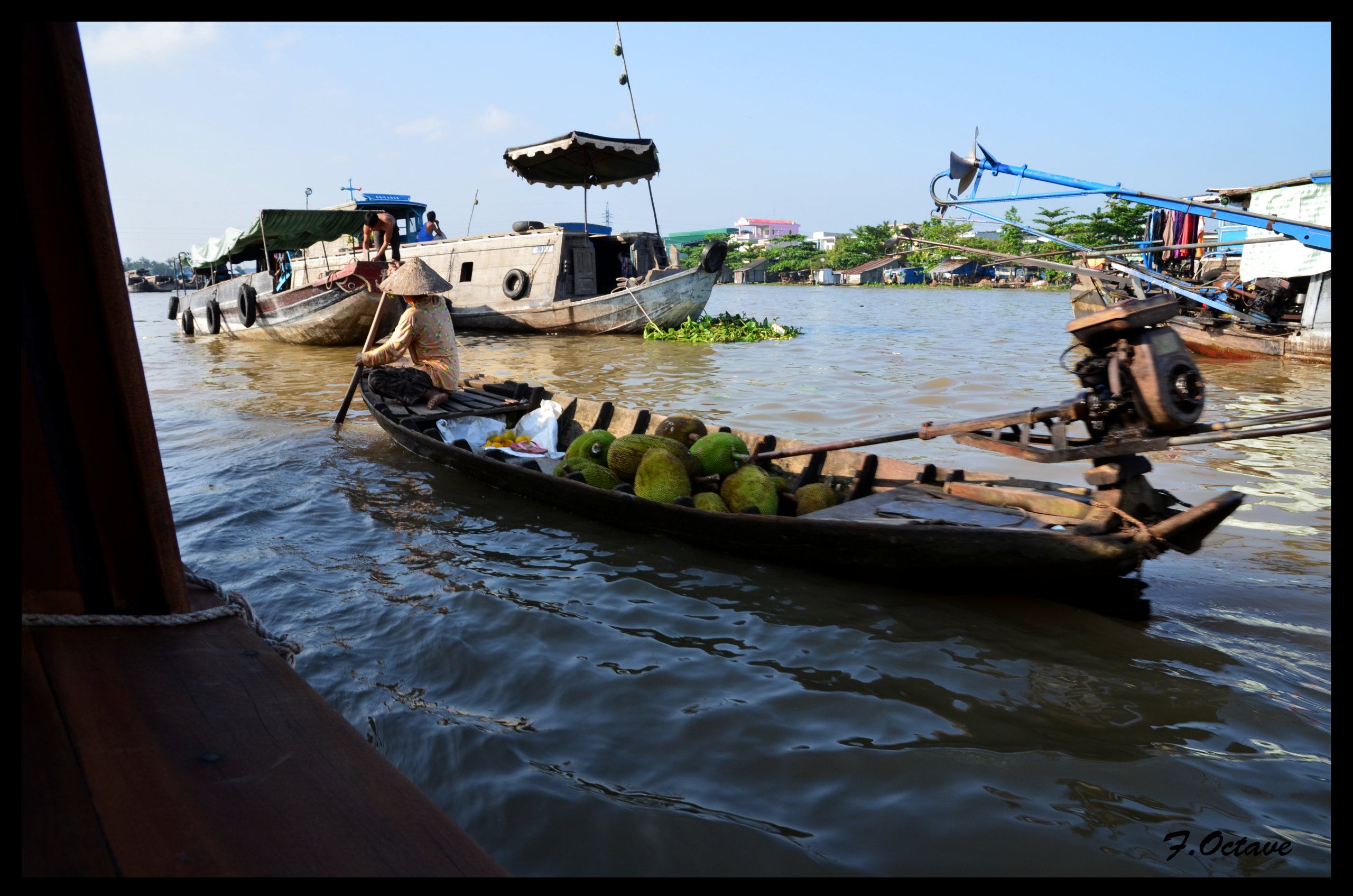 Wallpapers Trips : Asia Vietnam Marché Flottant