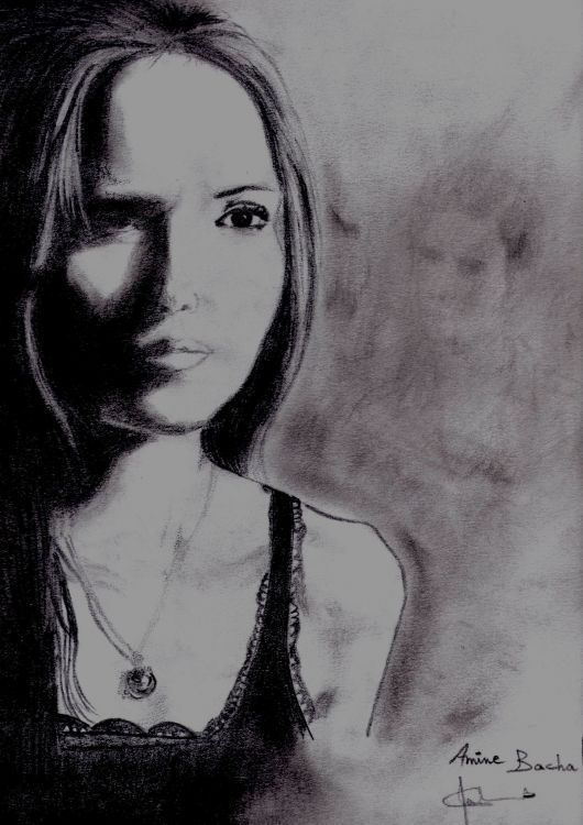 Wallpapers Art - Pencil Portraits elena