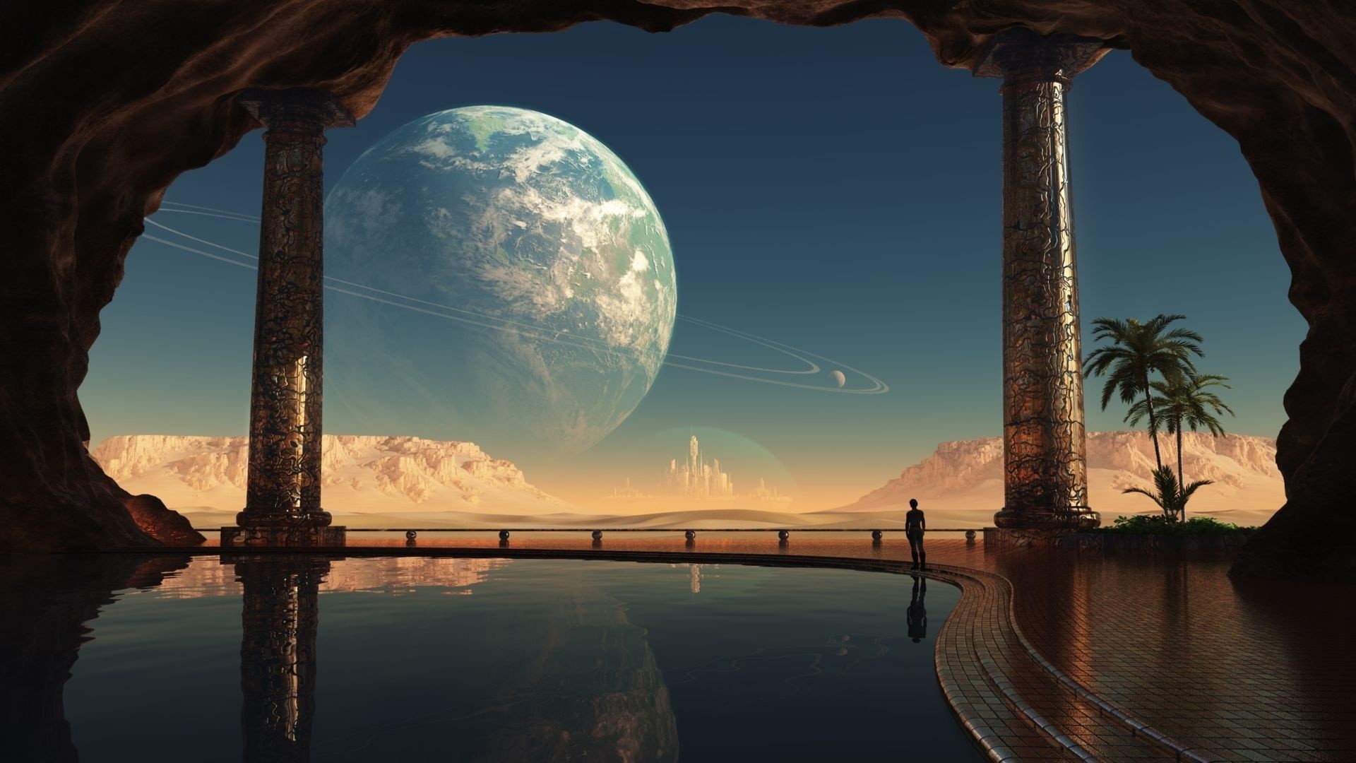 Wallpapers Fantasy and Science Fiction Futuristic Landscapes 