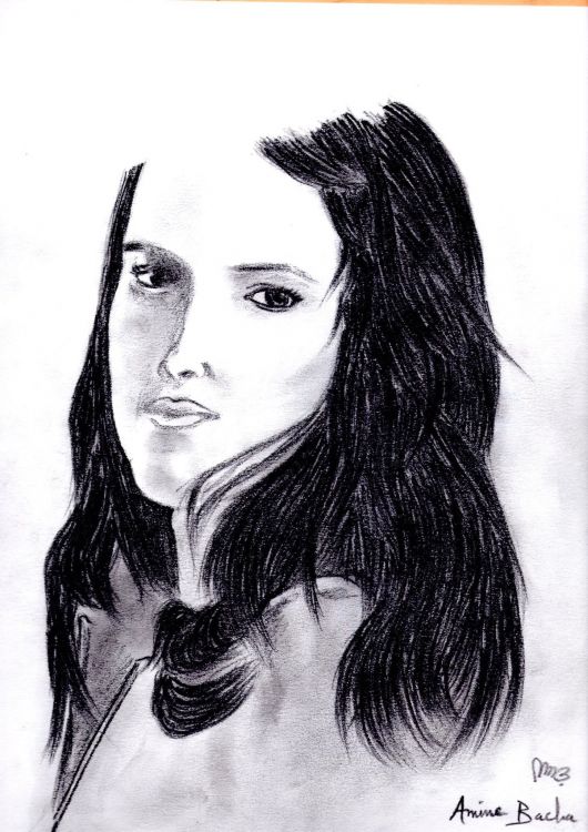 Wallpapers Art - Pencil Portraits jolie