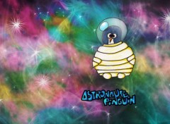  Art - Numrique astronaute pinguin