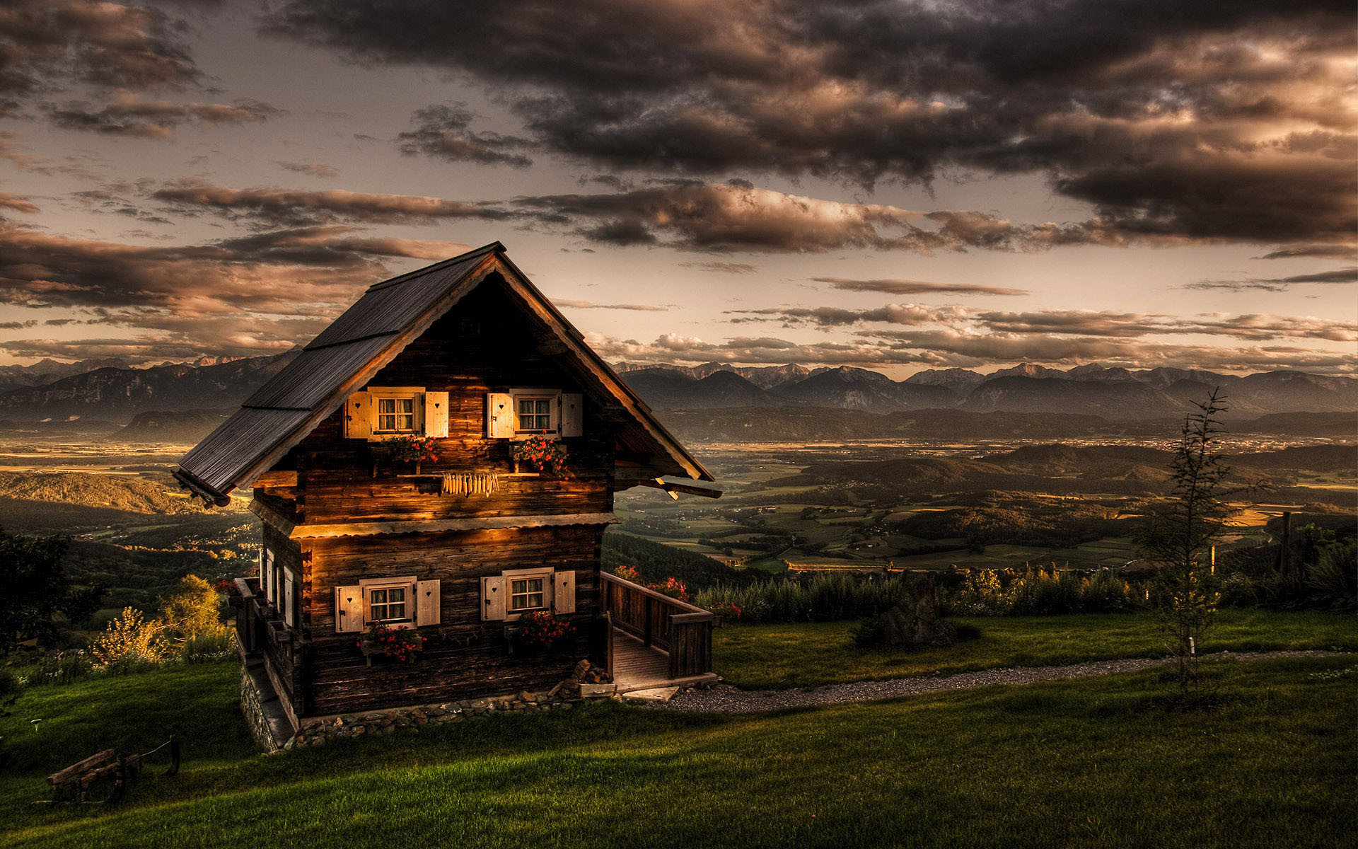 Fonds d'cran Constructions et architecture Chalets 