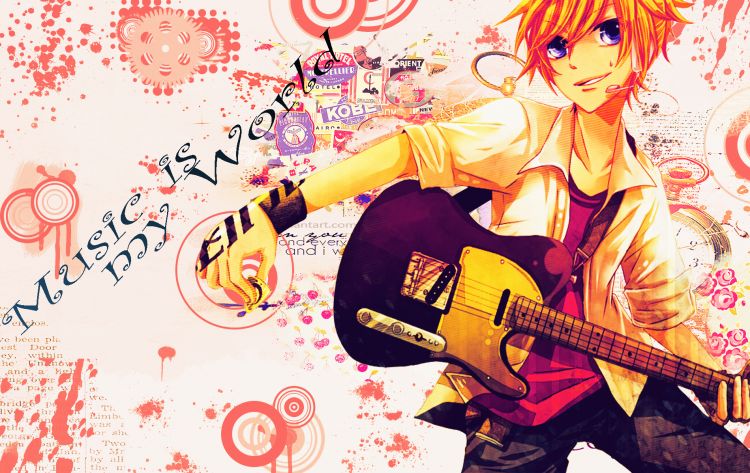 Fonds d'cran Manga Vocalods Music is my world