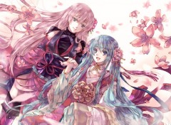  Manga Miku and Megurine