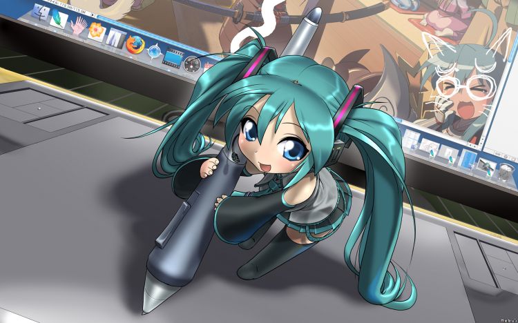 Fonds d'cran Manga Vocalods Hatsune Miku