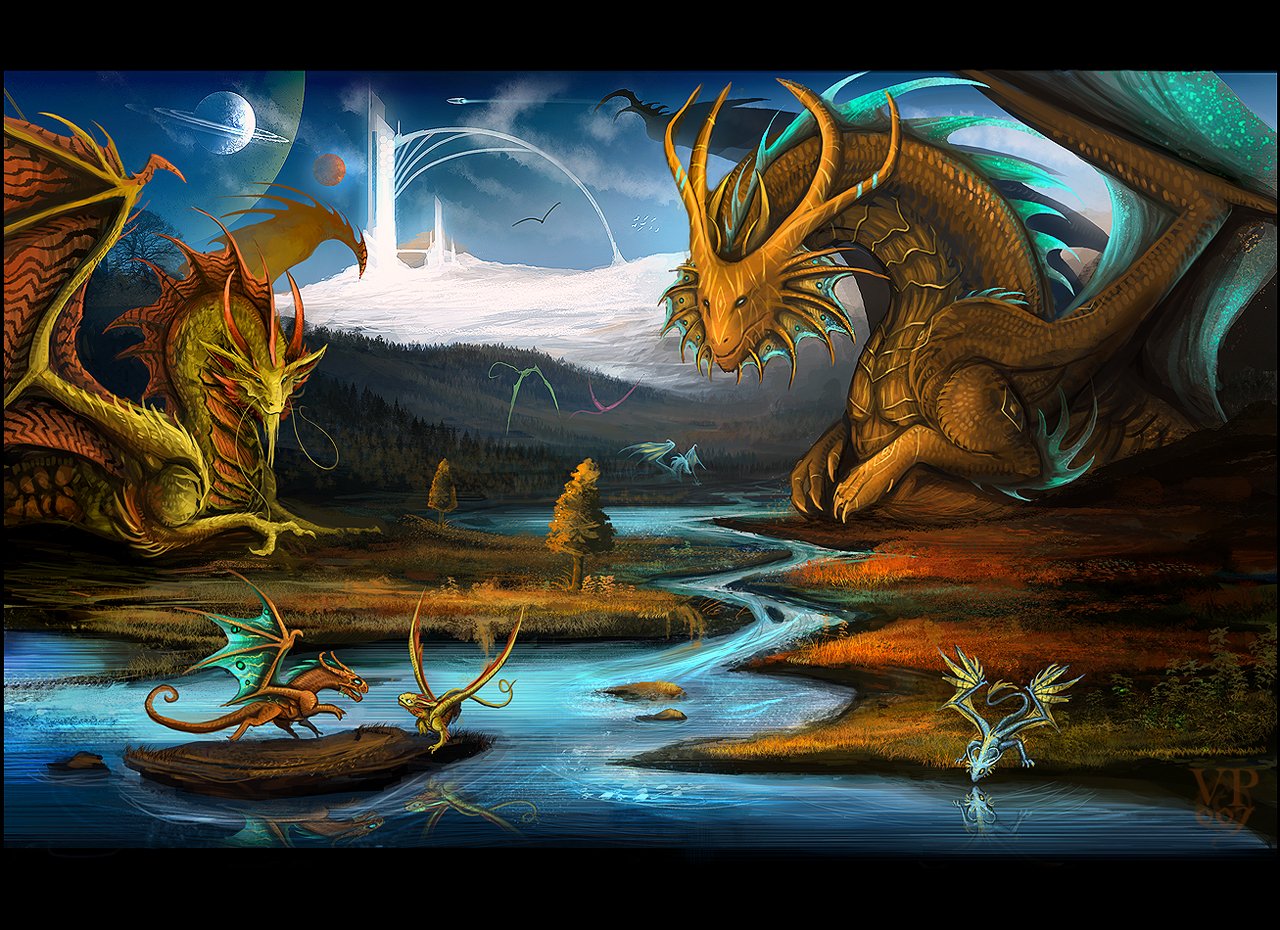 Wallpapers Fantasy and Science Fiction Creatures : Dragons Dragon