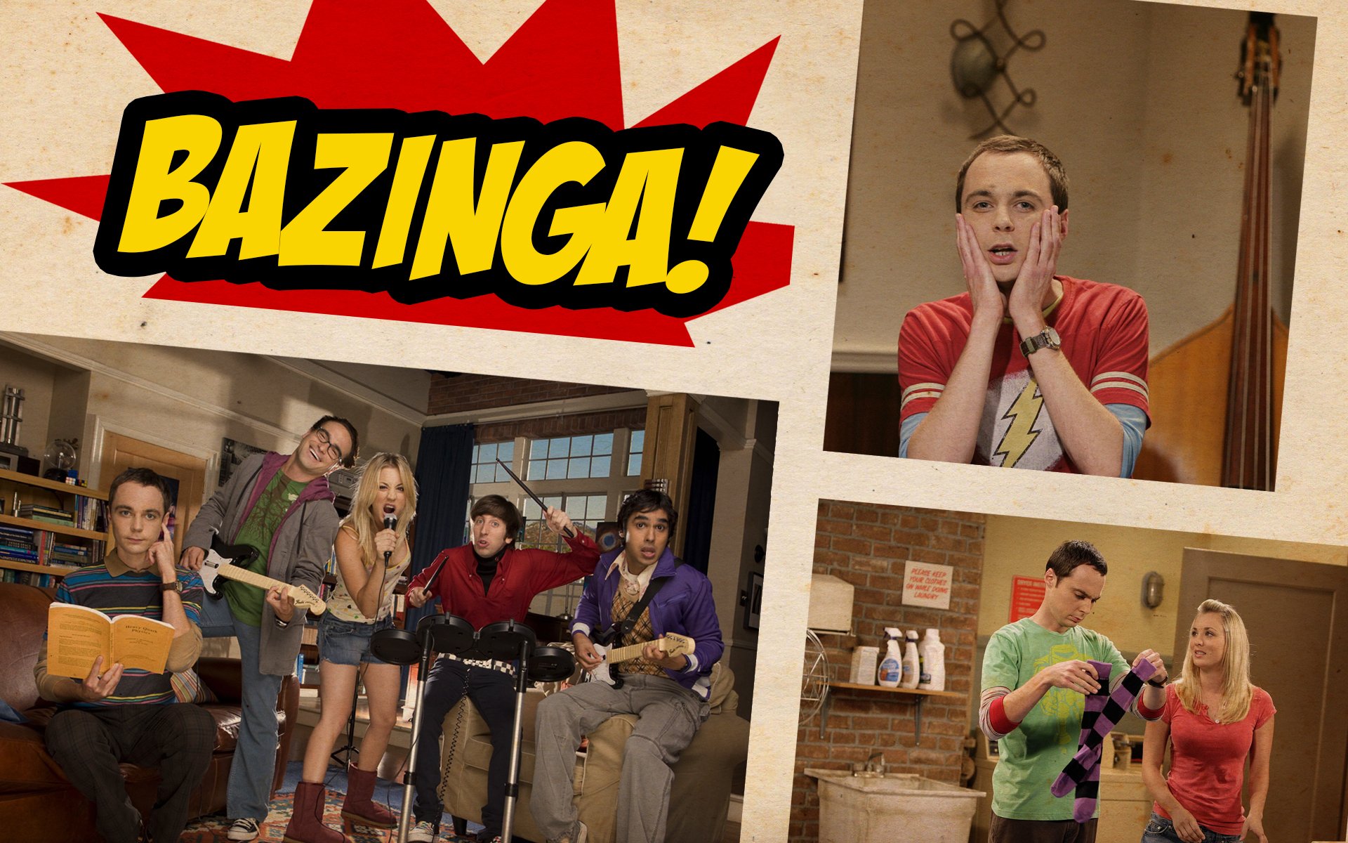 Wallpapers TV Soaps The Big Bang Theory BAZINGA!