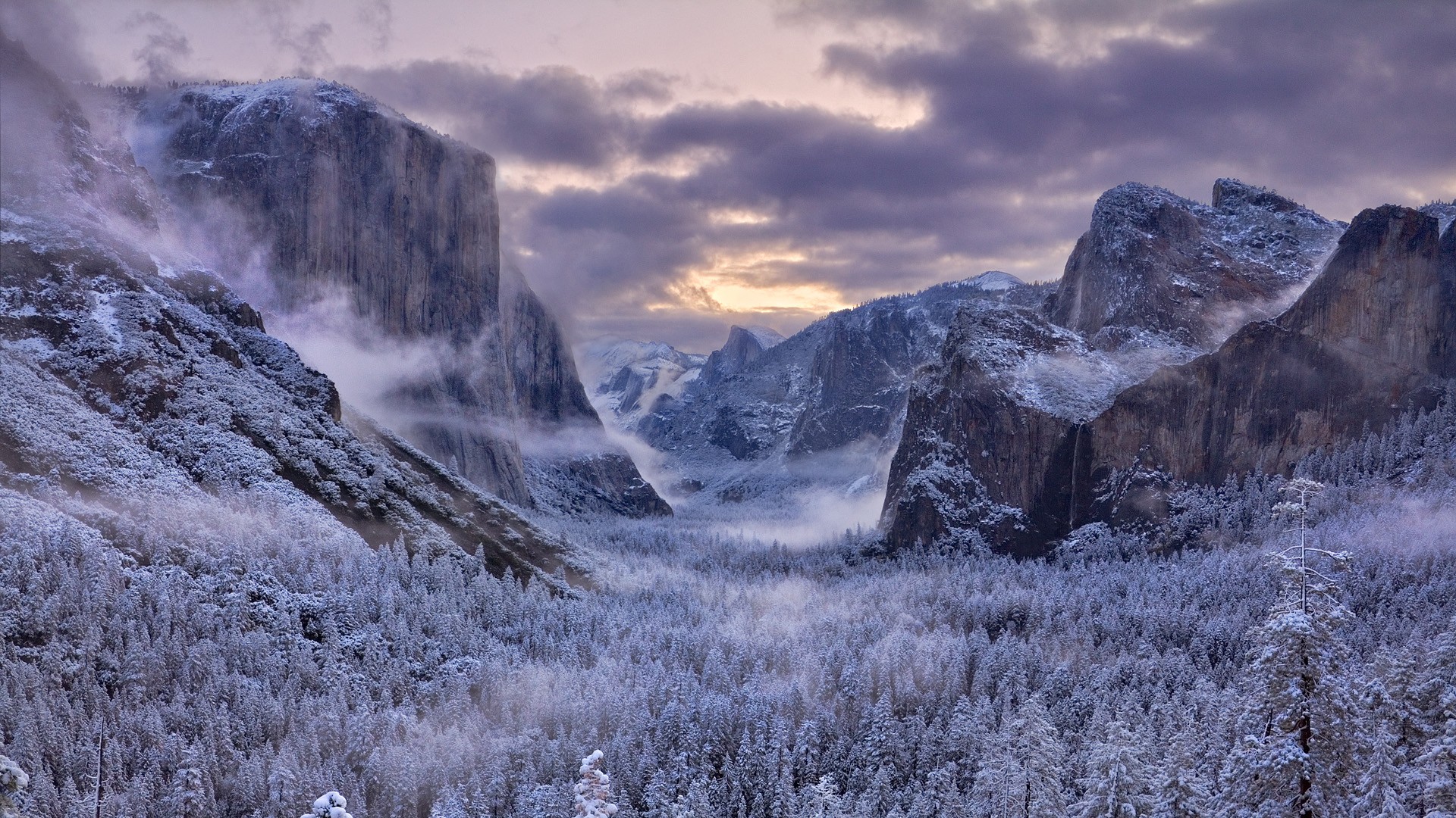 Fonds d'cran Nature Saisons - Hiver Hiver dans la Sierra valley (Californie)