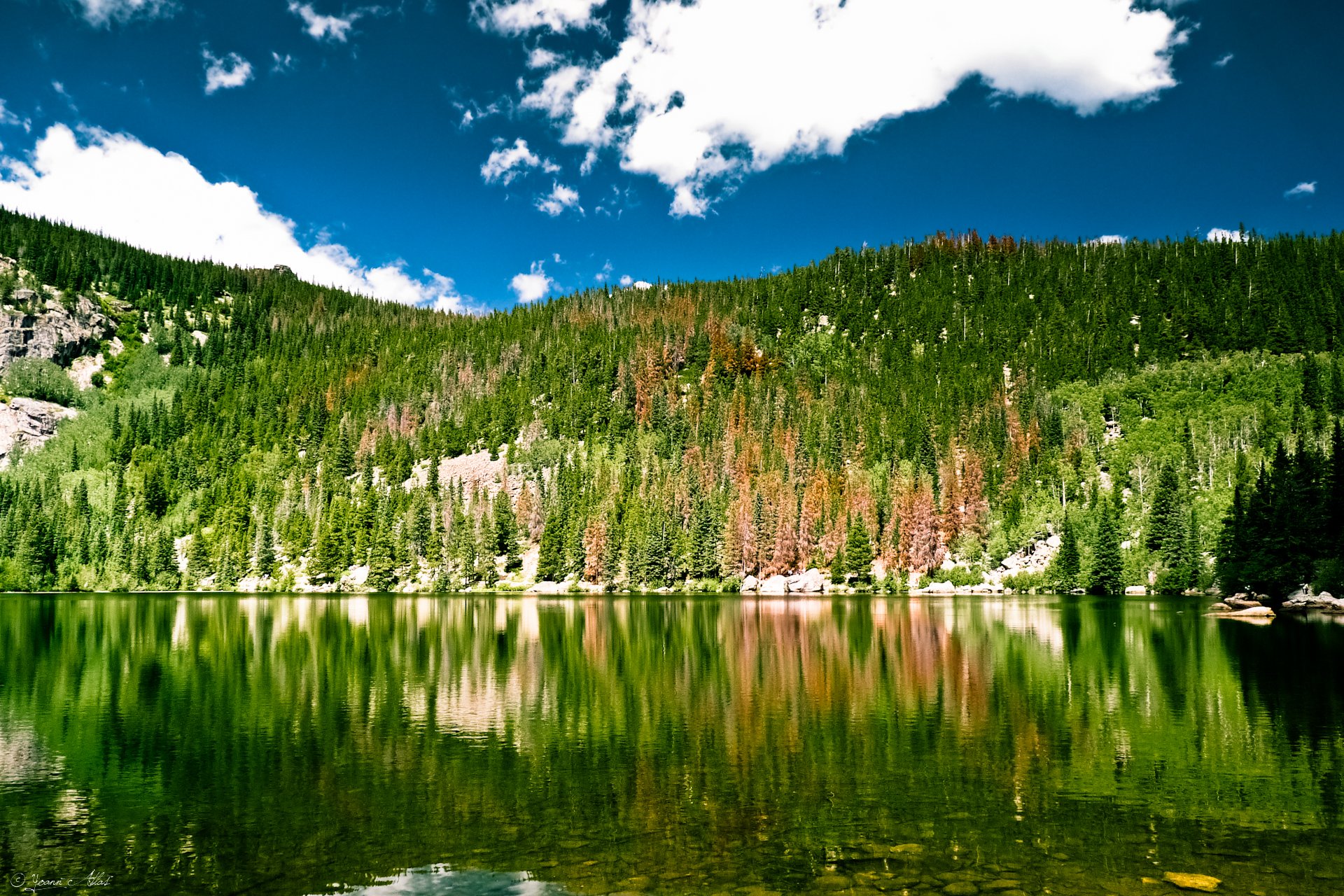 Wallpapers Nature Lakes - Ponds Reflet bris