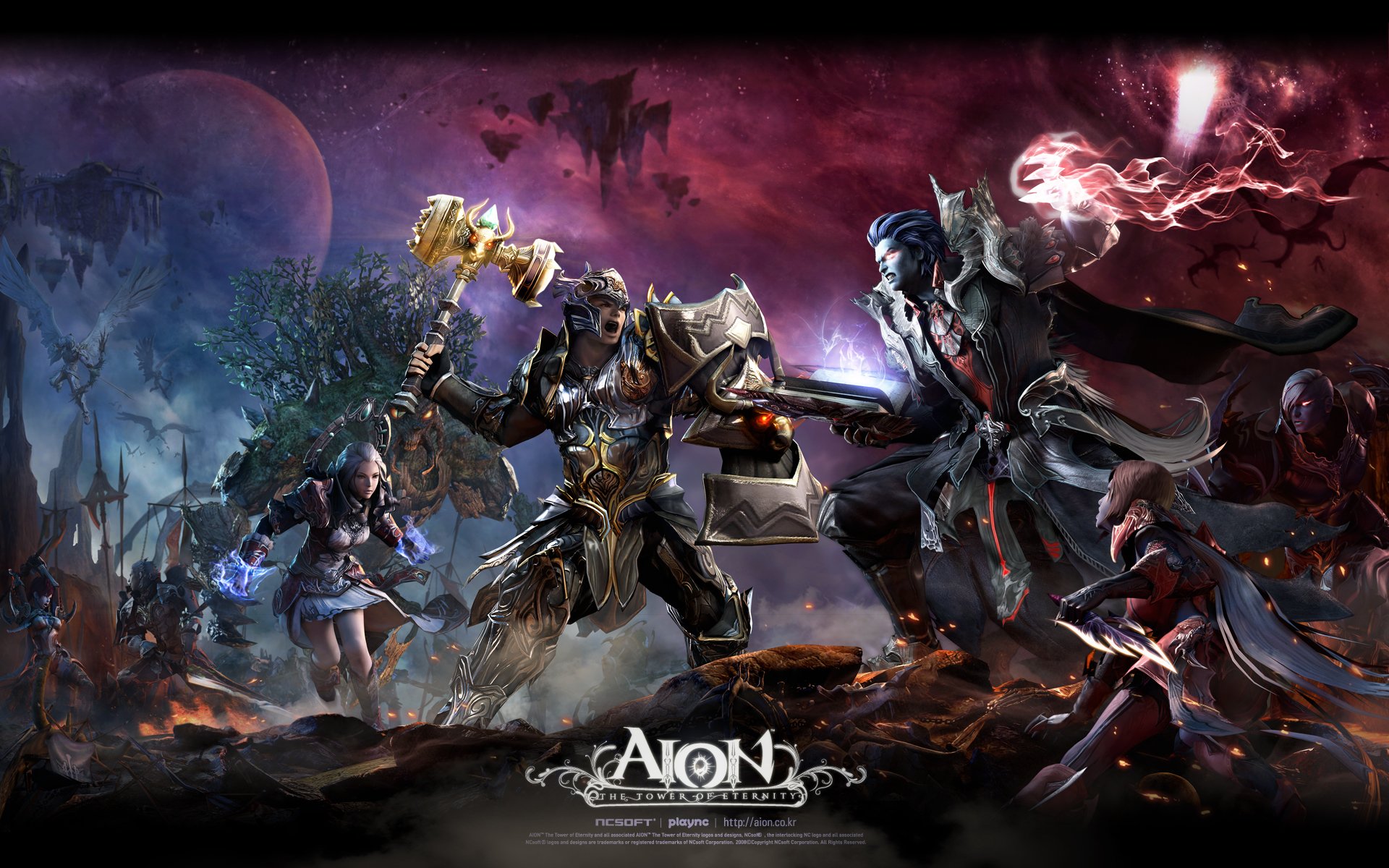 Fonds d'cran Jeux Vido Aion : the Tower of Eternity 