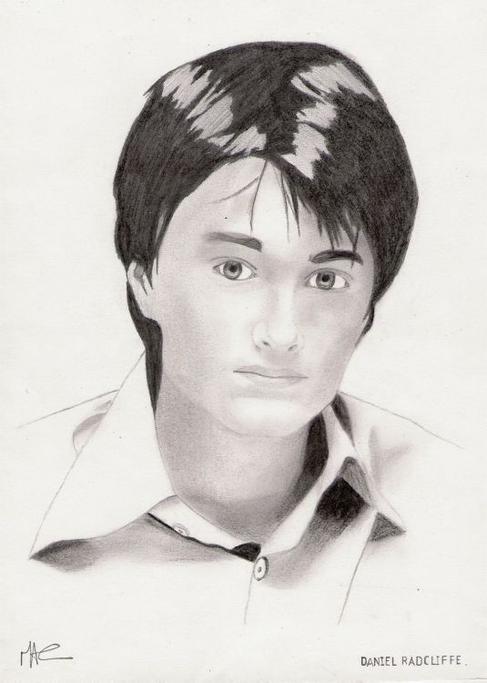 Wallpapers Art - Pencil Portraits Daniel Radcliffe