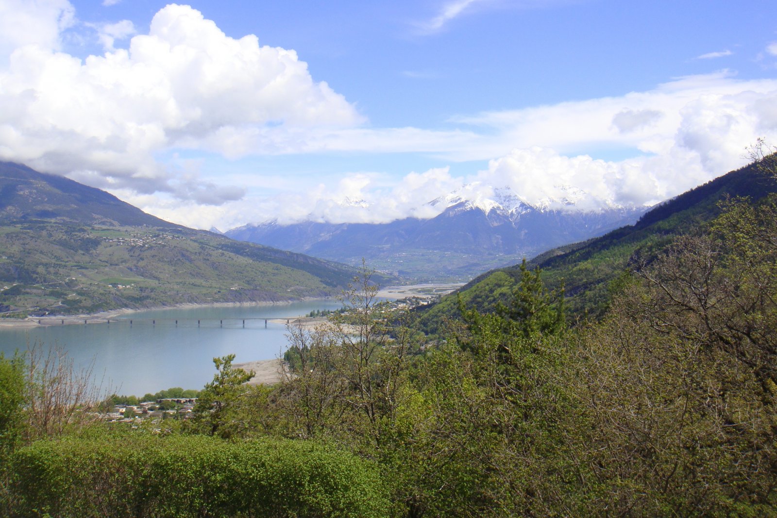 Fonds d'cran Nature Lacs - Etangs pont de savines le lac