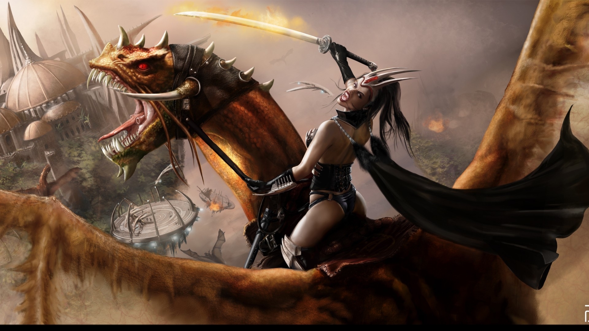 Wallpapers Fantasy and Science Fiction Creatures : Dragons 