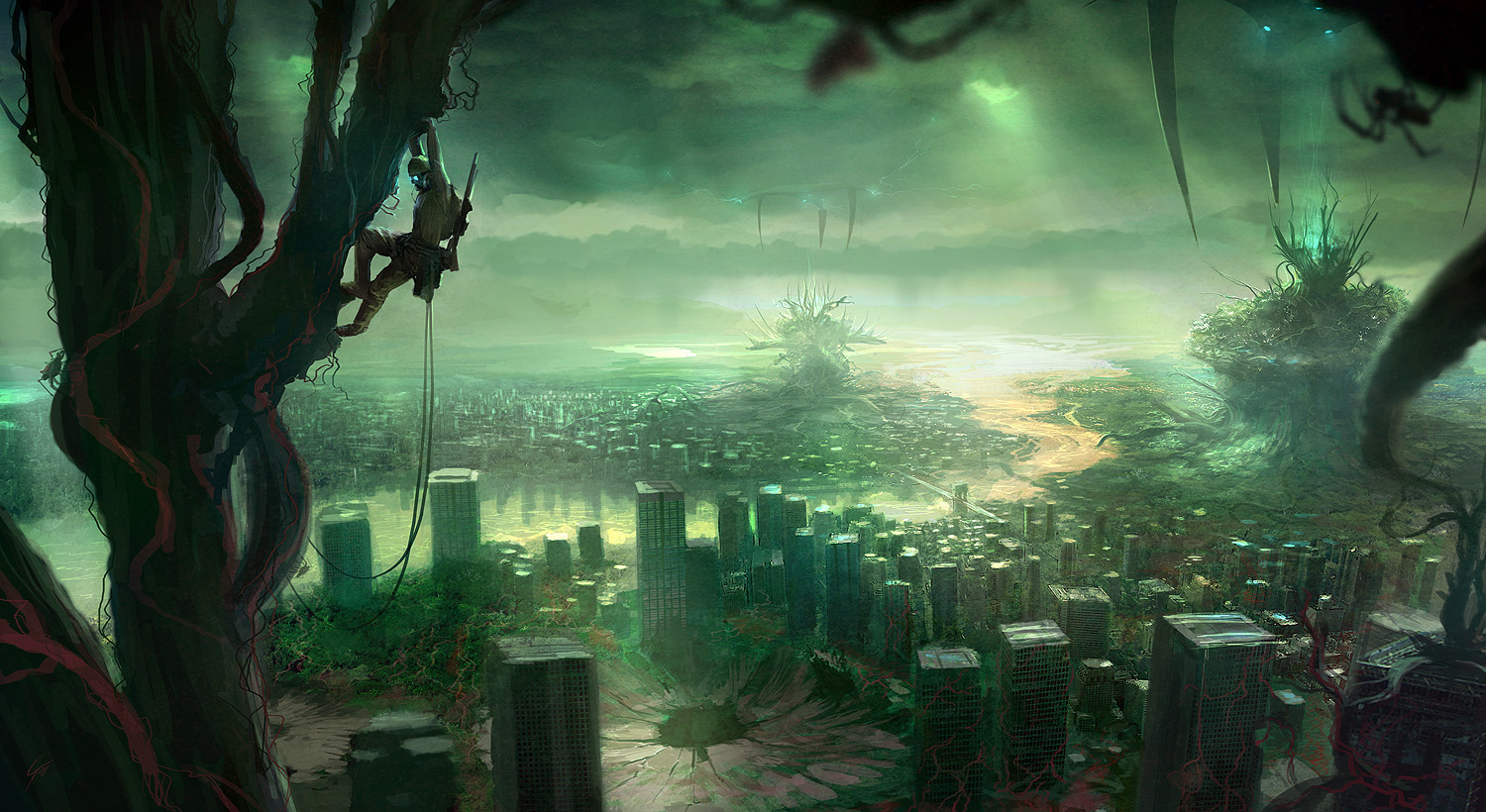 Wallpapers Fantasy and Science Fiction Futuristic Landscapes 