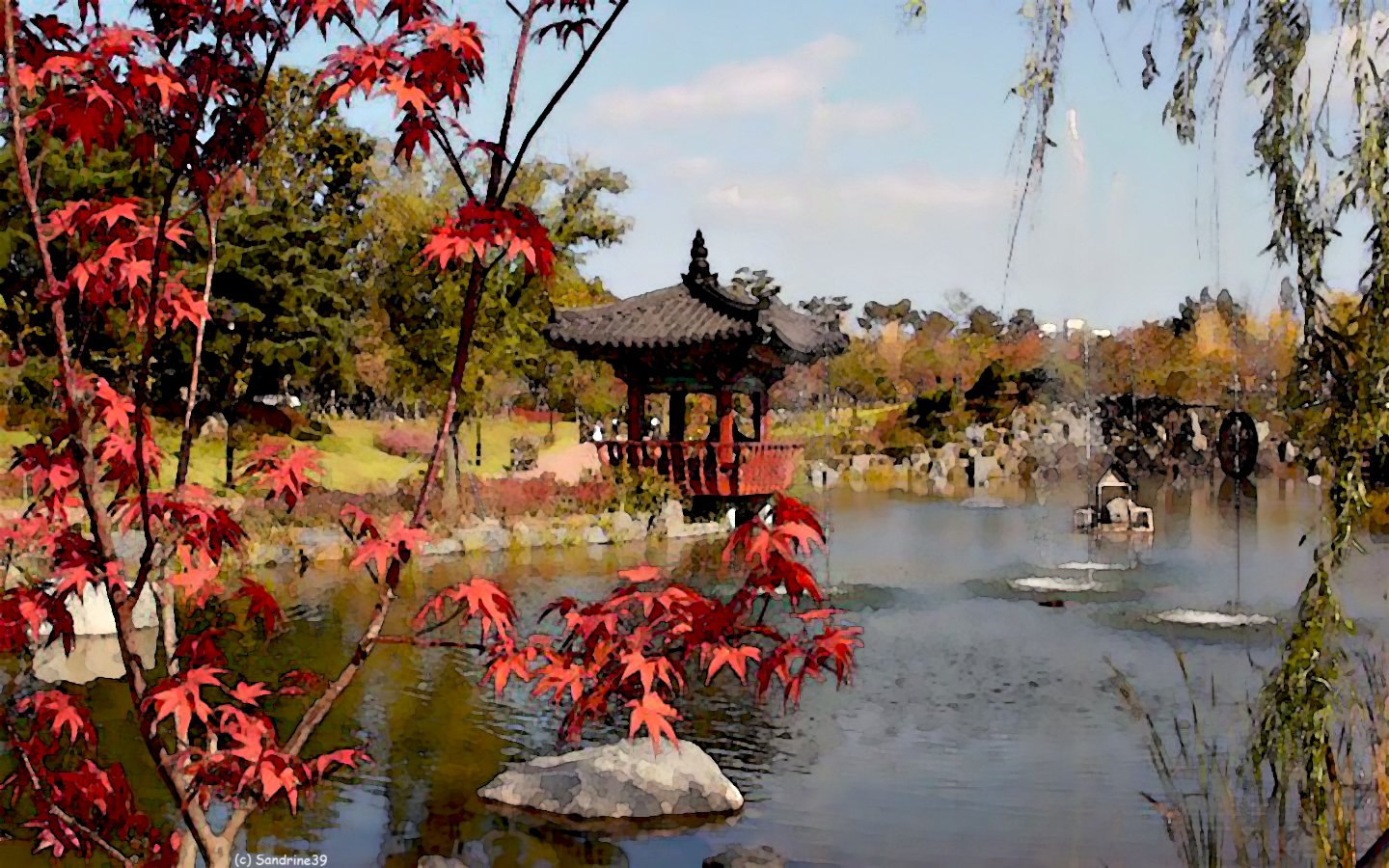 Fonds d'cran Nature Paysages Petit Parc   Daejeon (Core du Sud)