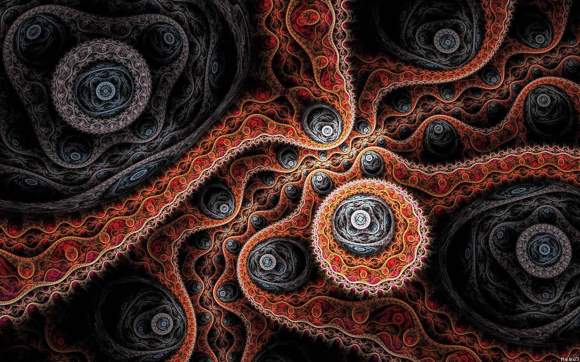 Wallpapers Digital Art Fractals, Kaleidoscope 