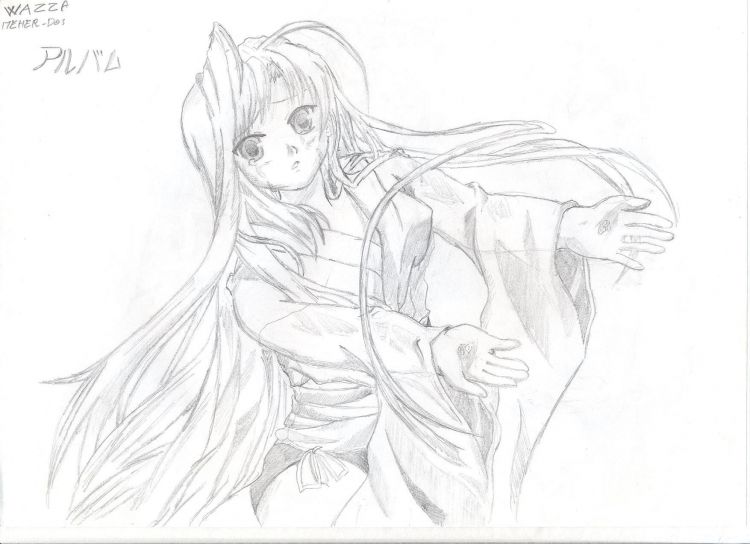 Wallpapers Art - Pencil Manga - Miscellaneous Mangas - Moon