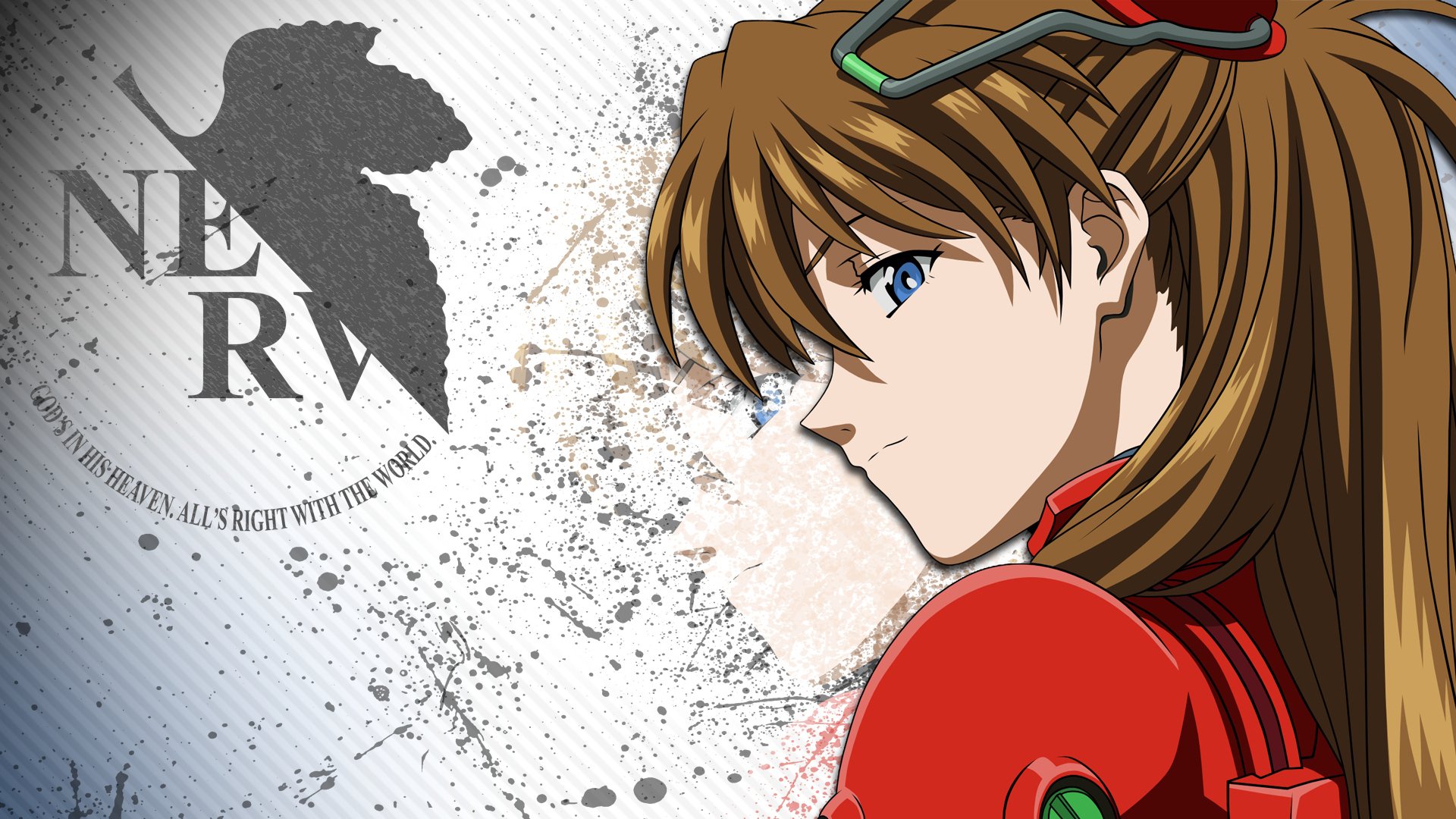 Fonds d'cran Manga Evangelion Asuka 