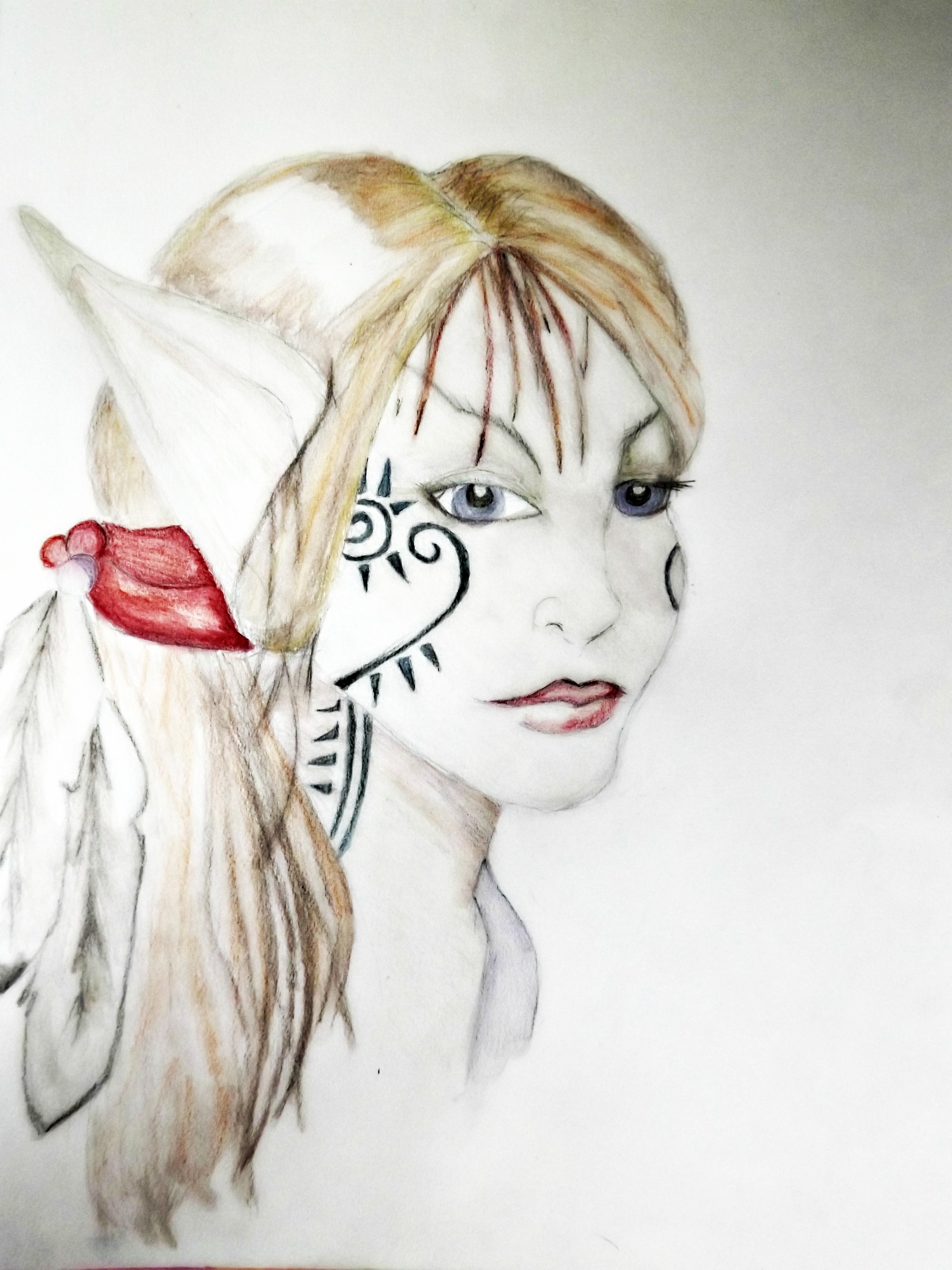 Fonds d'cran Art - Crayon Fantasy - Elfes 