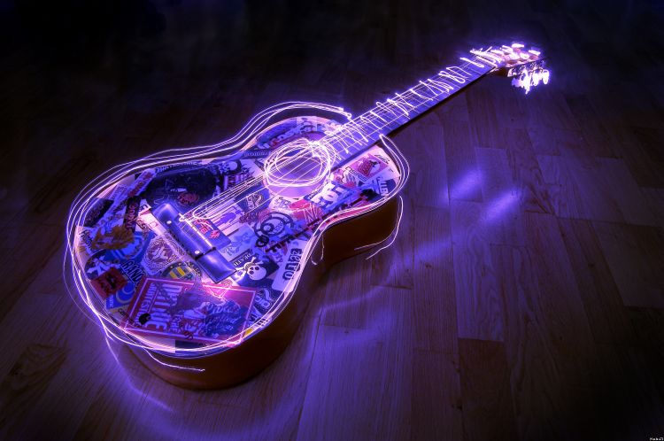 Wallpapers Music Instruments - Guitares Wallpaper N301319