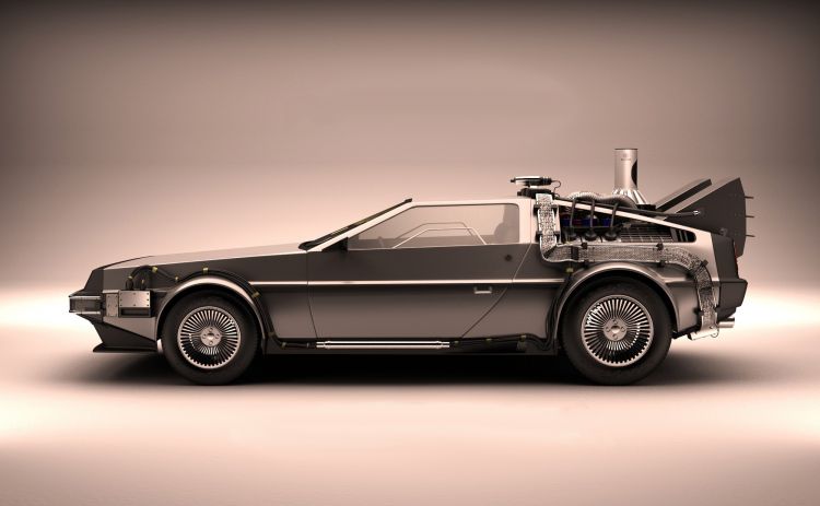 Wallpapers Movies Back to the Future DeLorean