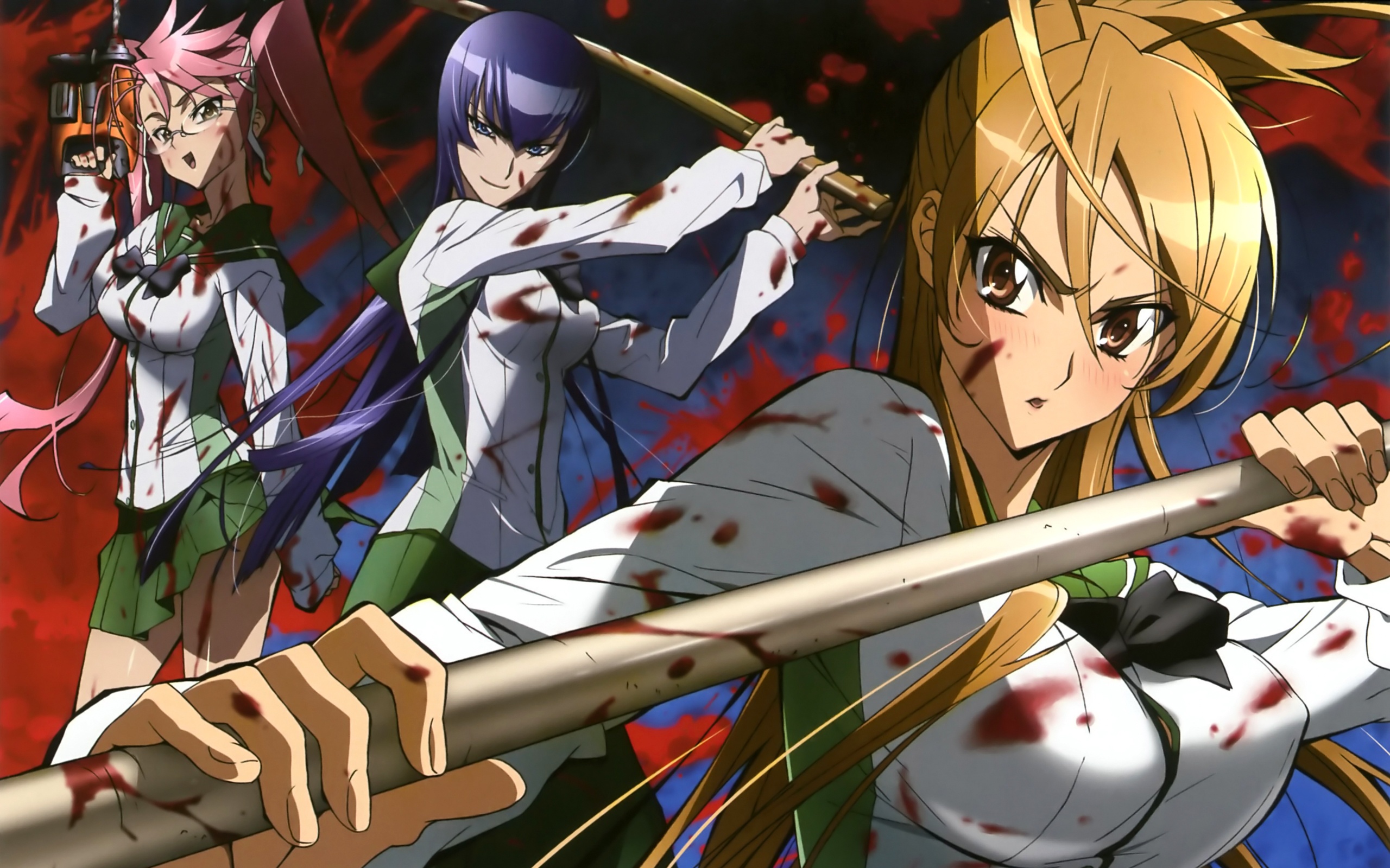 Wallpapers Manga High School of the dead 