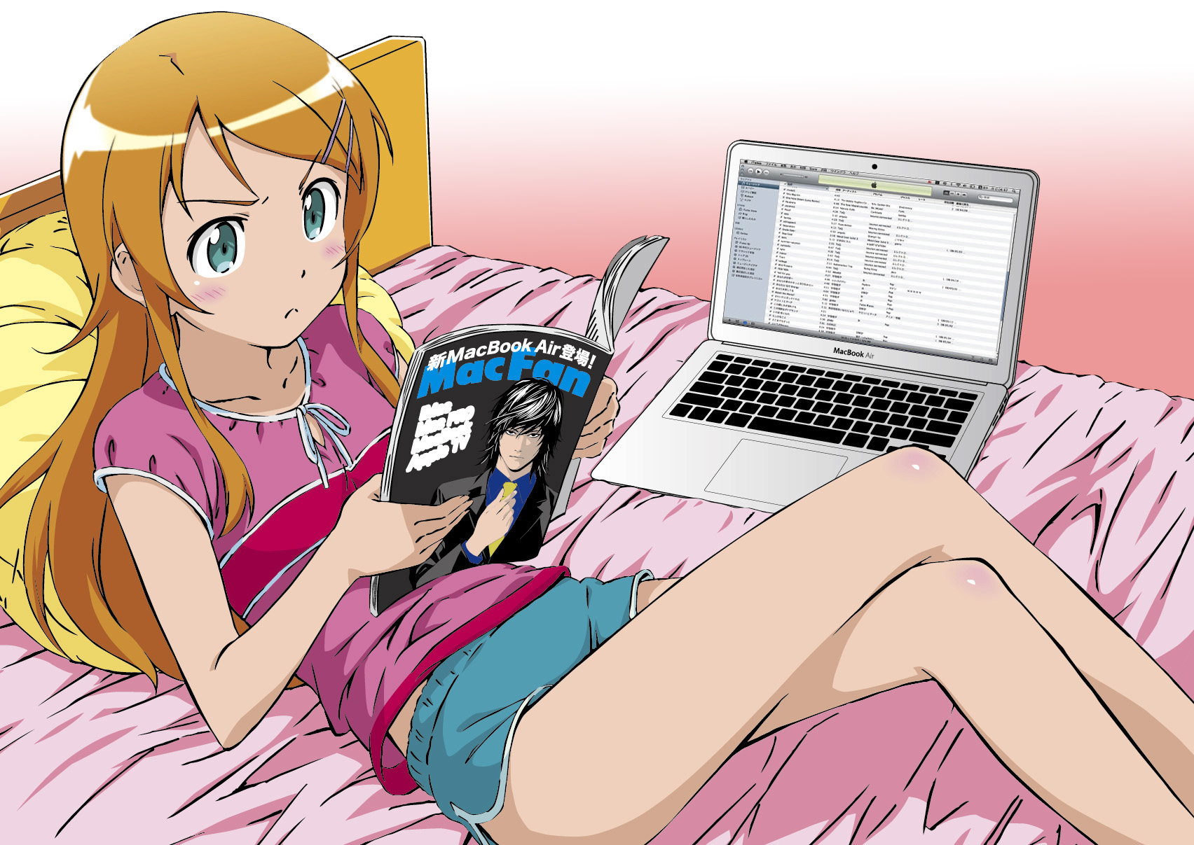 Fonds d'cran Manga Ore no Imouto ga Konna ni Kawaii Wake ga Nai  Kousaka Kirino