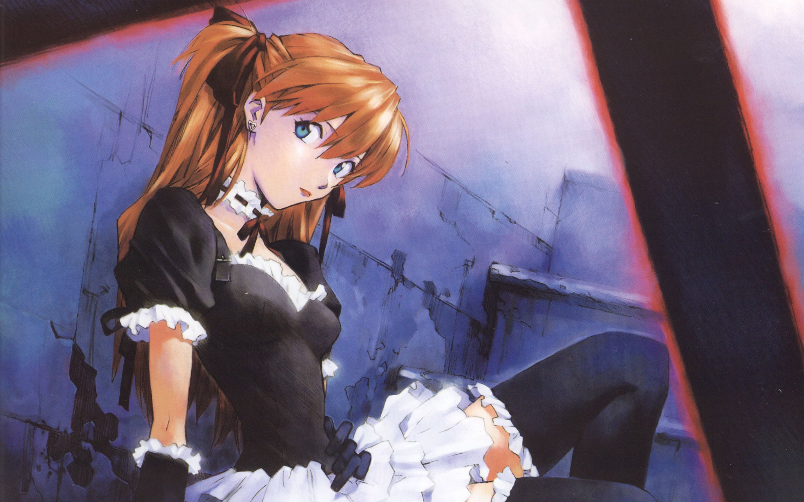 Fonds d'cran Manga Evangelion Asuka