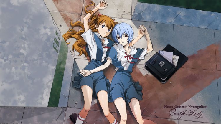 Fonds d'cran Manga Evangelion Asuka