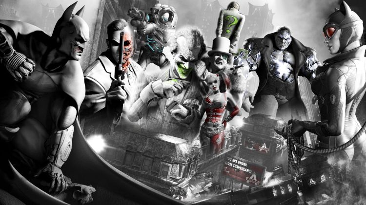 Fonds d'cran Jeux Vido Batman Arkham City Tous les personnages de Arkham City