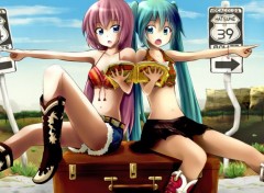  Manga Hatsune Miku & Megurine Luka