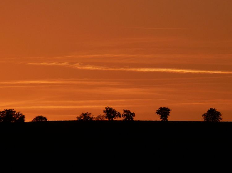 Wallpapers Nature Sunsets and sunrises Couch de soleil en Auvergne