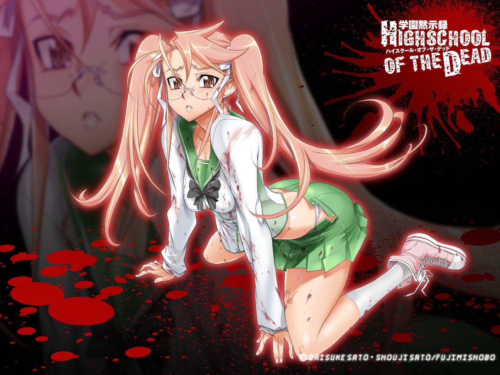 Wallpapers Manga High School of the dead 