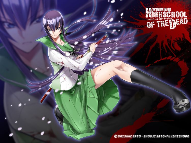 Fonds d'cran Manga High School of the dead Wallpaper N303410